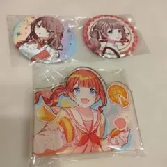 3点　プロセカ 望月穂波　クリフェス　オーロラ箔押し　缶バッジ　アクリルバッジ