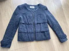 プロポーション　チャコールグレー　ジャケット