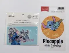 ディズニー　スティッチ　 ポーチ入フレークシールのサムネイル