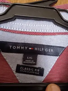 TOMMY HILFIGER 半袖シャツ L