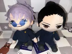 圧縮なし！ 呪術廻戦 おすわり Mぬいぐるみ 五条悟 夏油傑