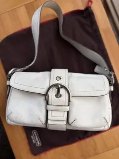 希少 OLD COACH ワンショルダーバッグ 9434 ホワイト