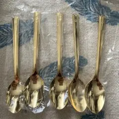 銀製　スプーン　5本セット　菊紋 fit=scale-down,w=1200