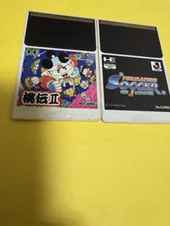 【PCエンジン】フォーメーション サッカー オンJリーグ　 /桃伝Ⅱ 2個セット