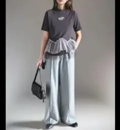 【値下げしました】クラシカルエルフ　リブハイネックチュールTシャツのサムネイル