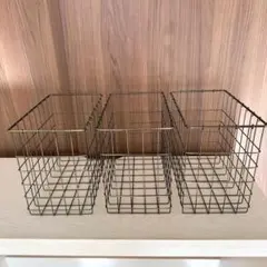 フランフラン　ボンボンホーム　ワイヤーバスケット　収納ボックス