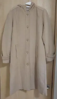 LAVITA COLLECTION　フード付きベージュ ロングコート