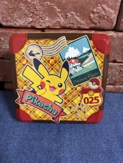 ポケモンセンター ピカチュウ 缶ケース 小物入れ