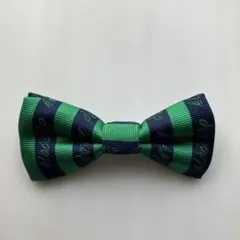 子供　キッズ　緑と紺の蝶ネクタイ