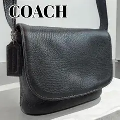 美品 オールドコーチ ショルダーバッグ シボ革 レザータグ付き COACH