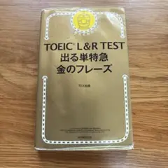 TOEIC L&R TEST 出る単特急金のフレーズ　書き込みあり