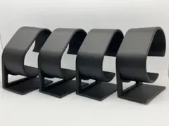 時計スタンド ブラック 4個セット 縦:31mm 横:53mm 高さ:70mm