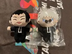 呪術廻戦 マスコット ボールチェーン ぬいぐるみ 五条悟 夏油傑 猫