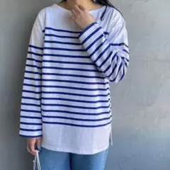 Le Minor ルミノア　JEANNE ボーダー シャツ