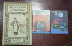 ヴィンテージ古書　ケイト・グリーナウェイ マザーグース他2冊　アンティーク