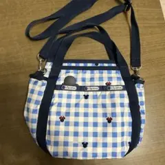 新品未使用）ファミリア ミニバッグ ランチバッグ ブルー レア - メルカリ