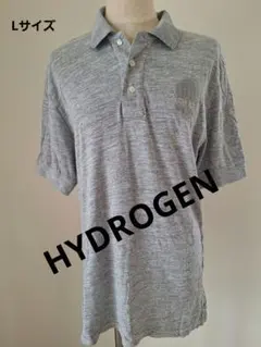 値下げ☆HYDROGEN ハイドロゲン 定番 シンプル ポロシャツ Lのサムネイル