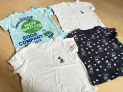 ミッキーマウス Tシャツ 4枚セット