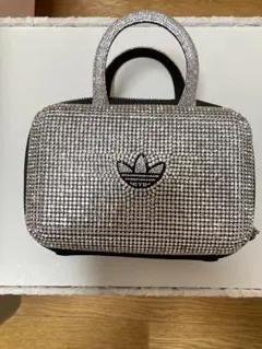 K　adidas シルバー ビーズ装飾 クラッチバッグ K様 専用 adidas シルバー ビーズ装飾 クラッチバッグ