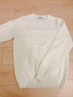 ジャックバニー　ホワイト クルーネック セーター 54