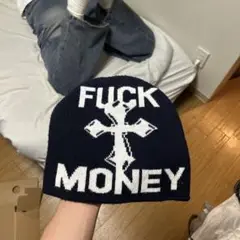 Supreme FUCK MONEY ニット帽