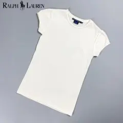 ラルフローレンスポーツ ポニー刺繍半袖Tシャツ ロング丈 白 XS *CD61