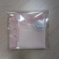 新品未使用近沢レースピンクタオルハンカチ　桜便り