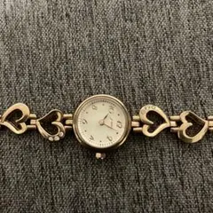 J-AXIS シャンパンゴールド ハート型時計