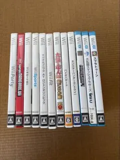 Wiiソフトセット（9本）　ＷiiＵソフトセット（3本）