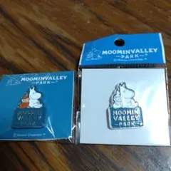 ムーミンバレーパーク　ピンバッジ　2個セット