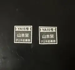 5枚 応募券 山本栞 直筆サイン入りチェキ 抽プレ ヤングアニマル15