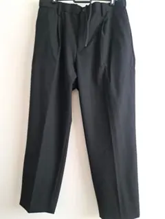 【GLOBAL WORK】ブラック スラックス メンズ Lサイズ 黒 パンツ