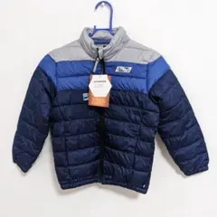 【未使用120】青系色 ファイバーダウンジャケット BRISKLY STRIVE