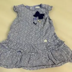 ミキハウス　ストライプ柄 ワンピース 110