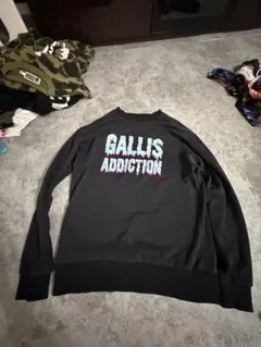 GALLIS ADDICTION スウェット ブラック M
