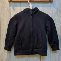 キッズ ダークグレー パーカー