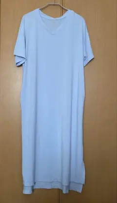 UNIQLO ウルトラストレッチエアリズムワンピース （半袖）M ライトブルー