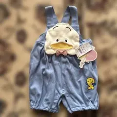 あひるのペックル　サロペット　バースデイ　80サイズ