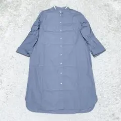 新品タグ付【エルメス】セリエボタン チュニックシャツワンピース 