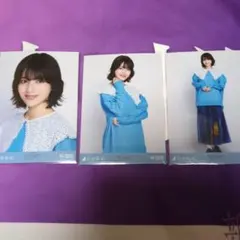 乃木坂46 林瑠奈　生写真　コンプ　久保史緒里卒業コンサート　襟付きコーデ