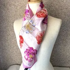 新品未使用　プレゼント　ギフト　ピンク　モリハナエ　花柄　水色　パープル