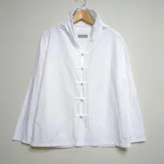 希少】powder 下迫秀樹 龍 embroidery チャイナシャツ S 白 - メルカリ