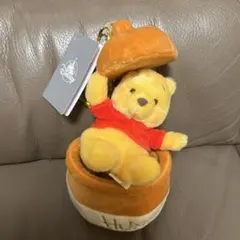 プーさん ぬいぐるみキーホルダー キーチェーン HONEY DAY