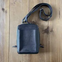 [Evoon] スマホポーチ 本革