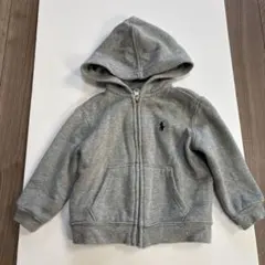 18M 1歳半　ラルフローレン　グレー　刺繍　パーカー