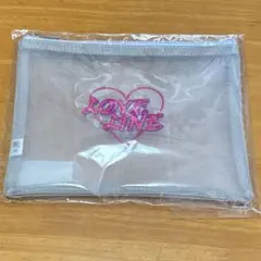 NiziU ポーチ　メッシュ刺繍ポーチ　LOVE LINE