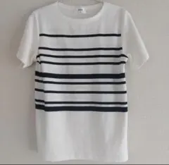 ikka ストライプ 半袖Tシャツ メンズ Sサイズのサムネイル