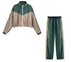 ZARA　セットアップ　ジャージ　マウンテンパーカーパンツ