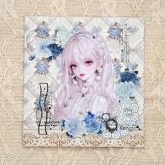 poyo☆彡おすそ分けファイル コラージュ平袋＊幻想的な砂時計と眠る