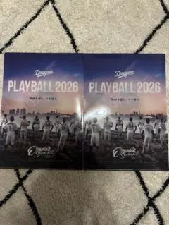 DRAGONS 90th ANNIVERSARY クリアファイルA4サイズ 2枚
